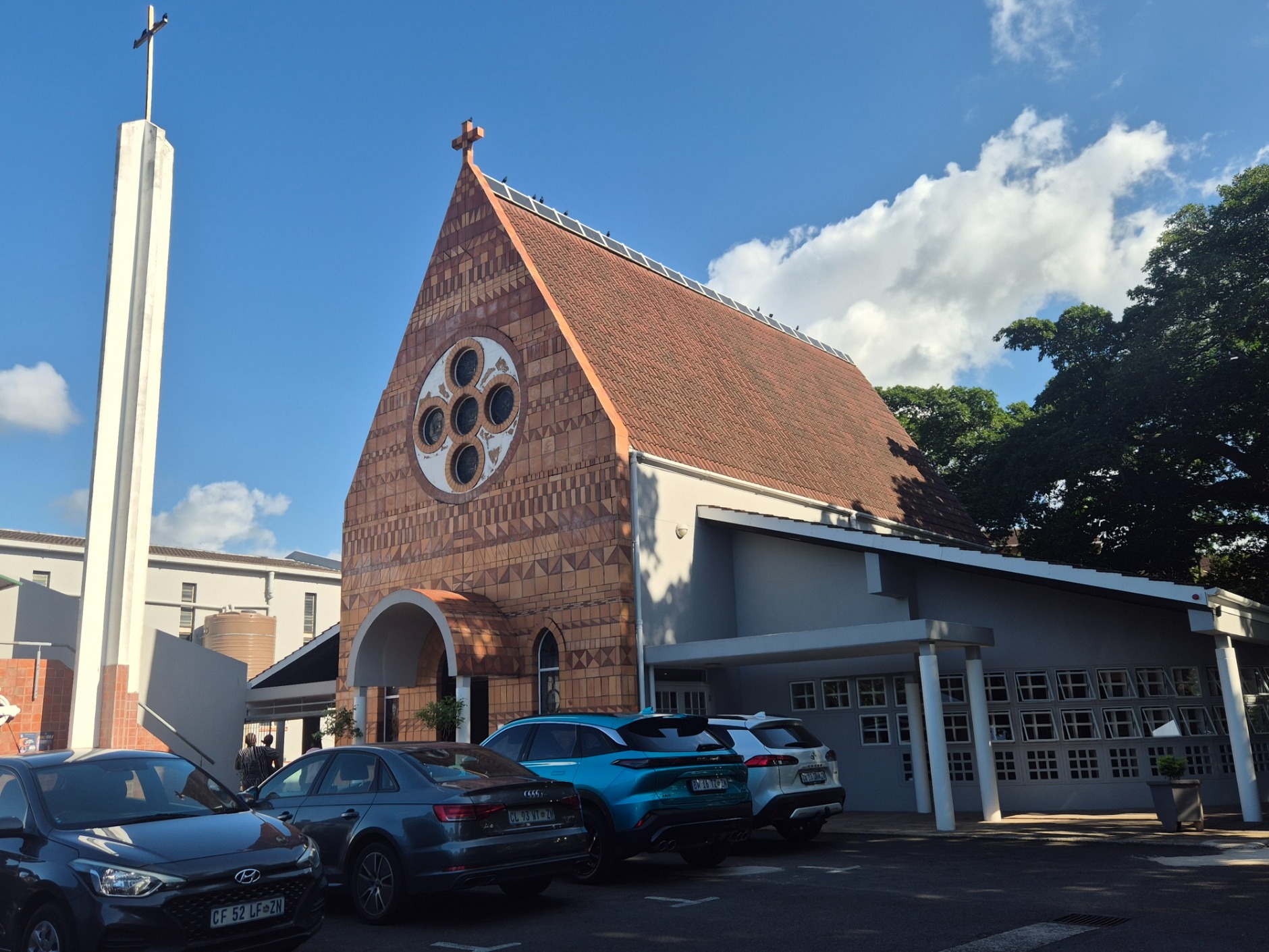 Church spire, north-east elevation