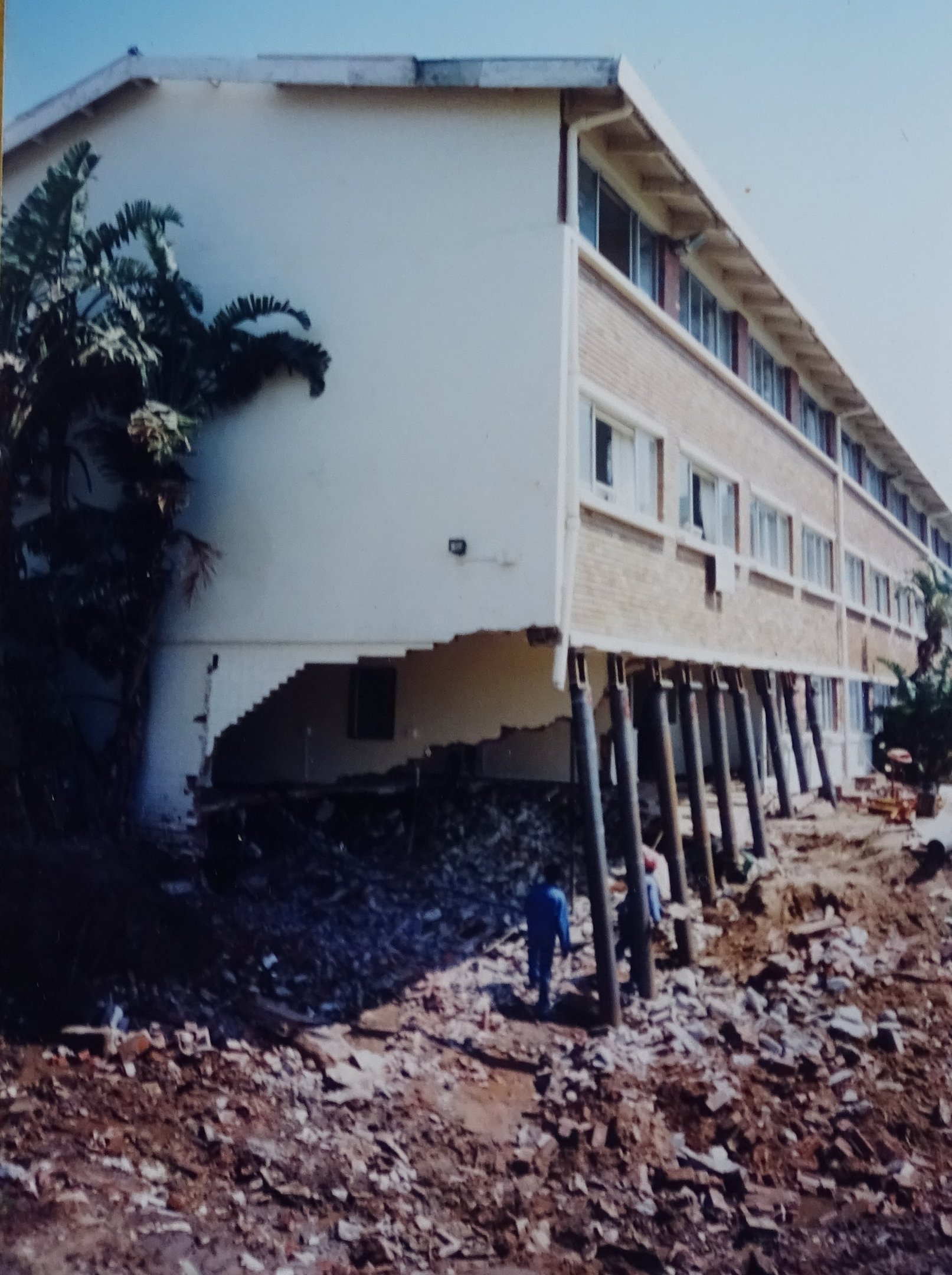 Southern Sun Umhlanga Hotel during reconstruction